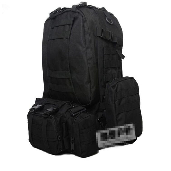 1000D Premium Outdoor Nylon Backpack - Black