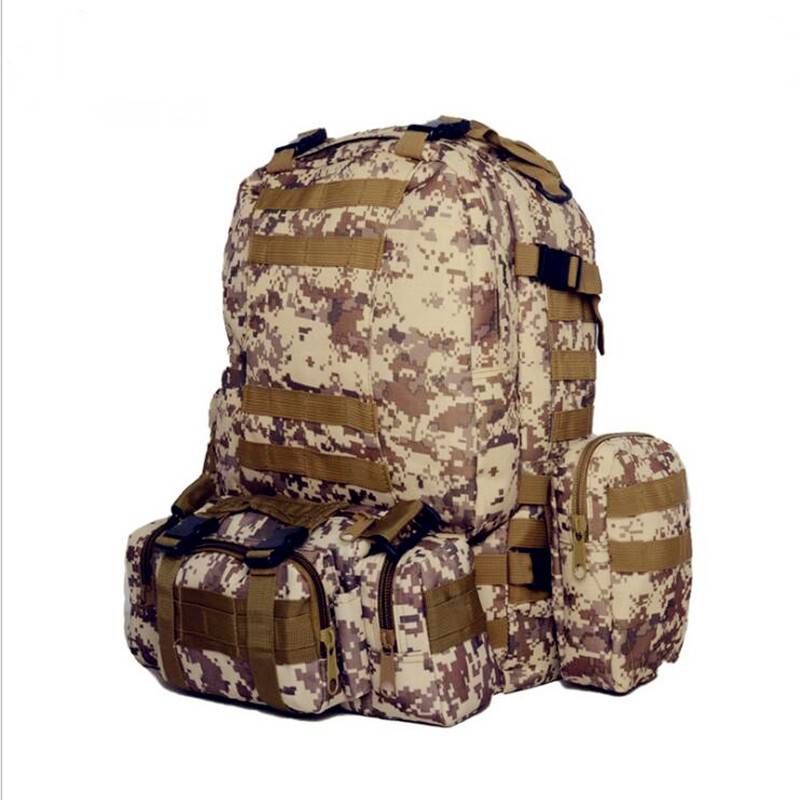 1000D Premium Outdoor Nylon Backpack - Desert