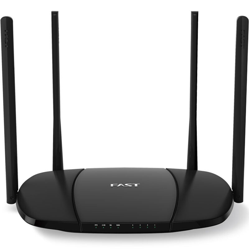 Fast Premium Dual Band Wireless Router - Black