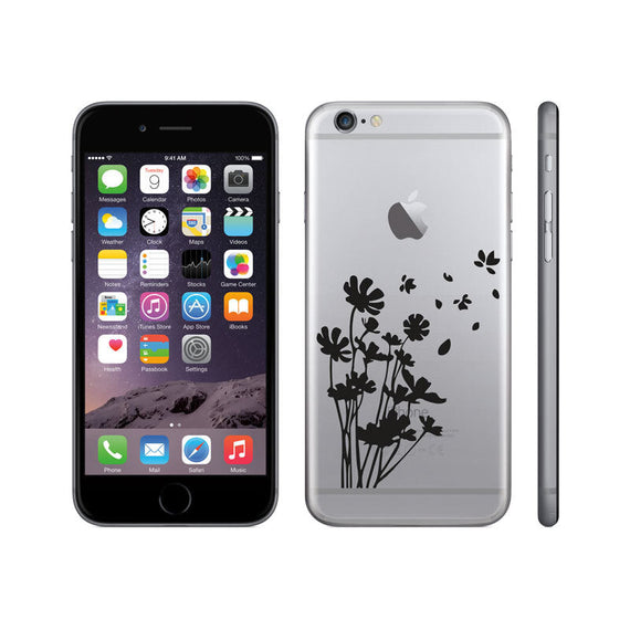 Geekid Premium iPhone 6/6s Back Decal Sticker - Flowers