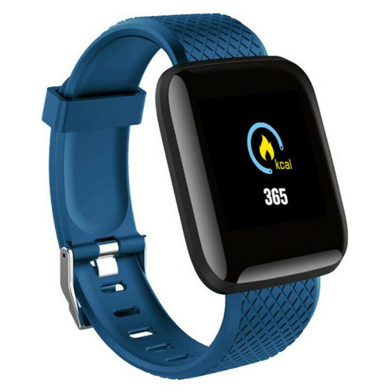 116 Plus Smart Fitness Bracelet Equipment - Blue