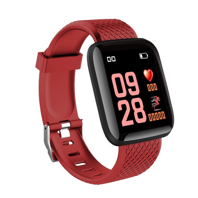 116plus IP67 Premium Smart Wristband - Red