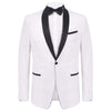 Two-piece evening suit Black Tie Smoking Men's size 54 White