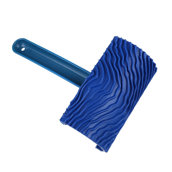 1 Pc. Wood Graining Grain Rubber With Handle - Blue
