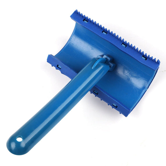 1 Pc. Wood Graining Grain Rubber With Handle - Blue