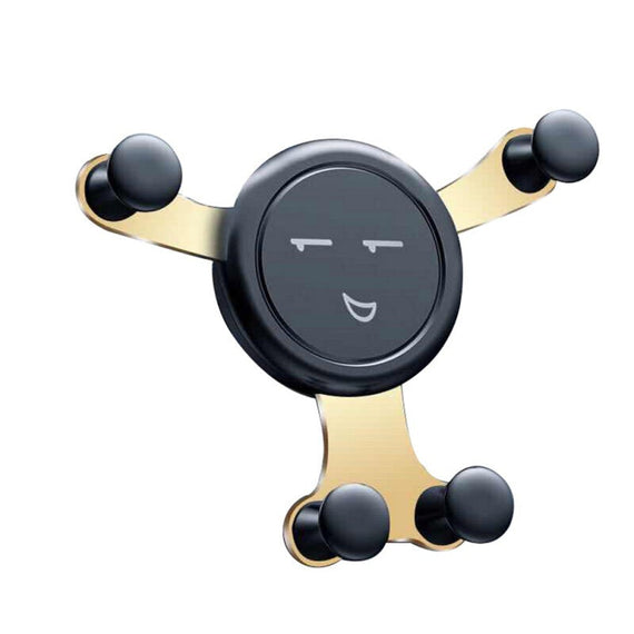 Mount Premium Car Mobile Phone Holder - Gold