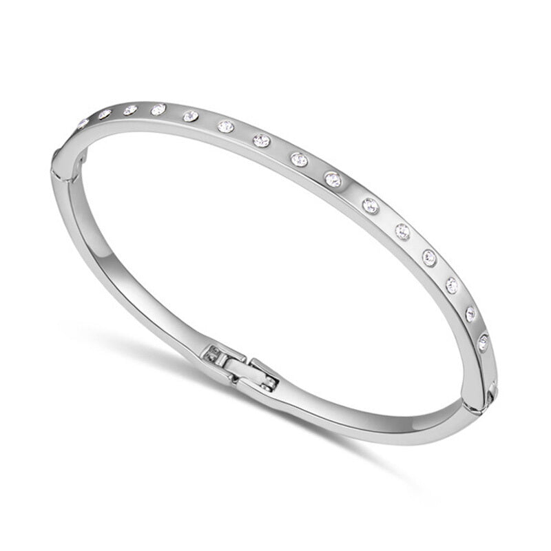 2017 Premium Fashion Bangle - Silver