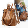 Fashionable Womens Leather Travel Bag - Brown