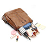 Fashionable Womens Leather Travel Bag - Brown