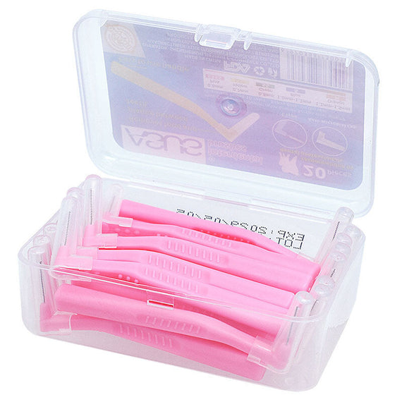 20 Pcs. L-Shaped Interdental Brush Oral Care - Pink
