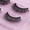 2 Pairs 3D Soft Curly Long False Eyelashes - Black