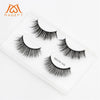 2 Pairs 3D Soft Curly Long False Eyelashes - Black