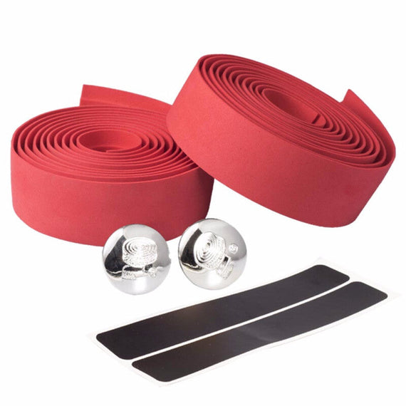 2 Pcs Eva High Quality Road Handlebar Tapes - Red