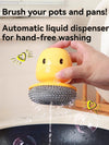 KT-12-27-22 Little Yellow Duck Pot Scrubbing Brush, Plus Liquid Kitchen Household, Dishwashing Cleaning Balls, Brushes, Wire Balls Cup Brushes,Moe Duck Pot Brush Shenanigans