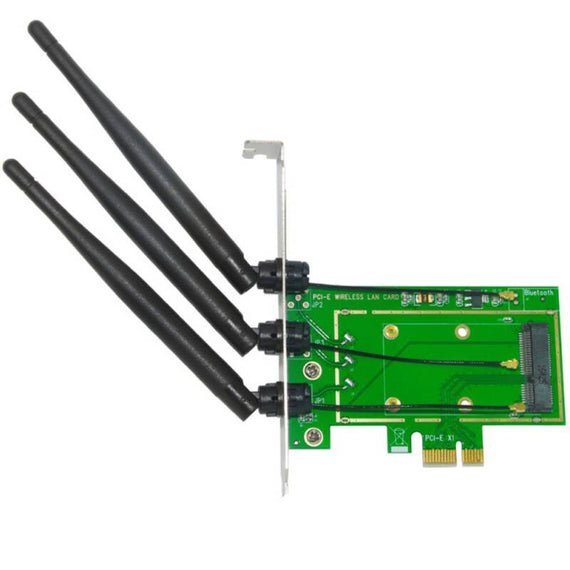 Assembled Premium 3 Antennas Wireless Network Card - 4U