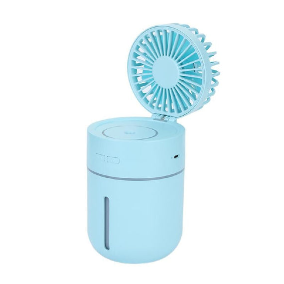 3-in-1 Premium Humidifier Lamp Fan - Blue