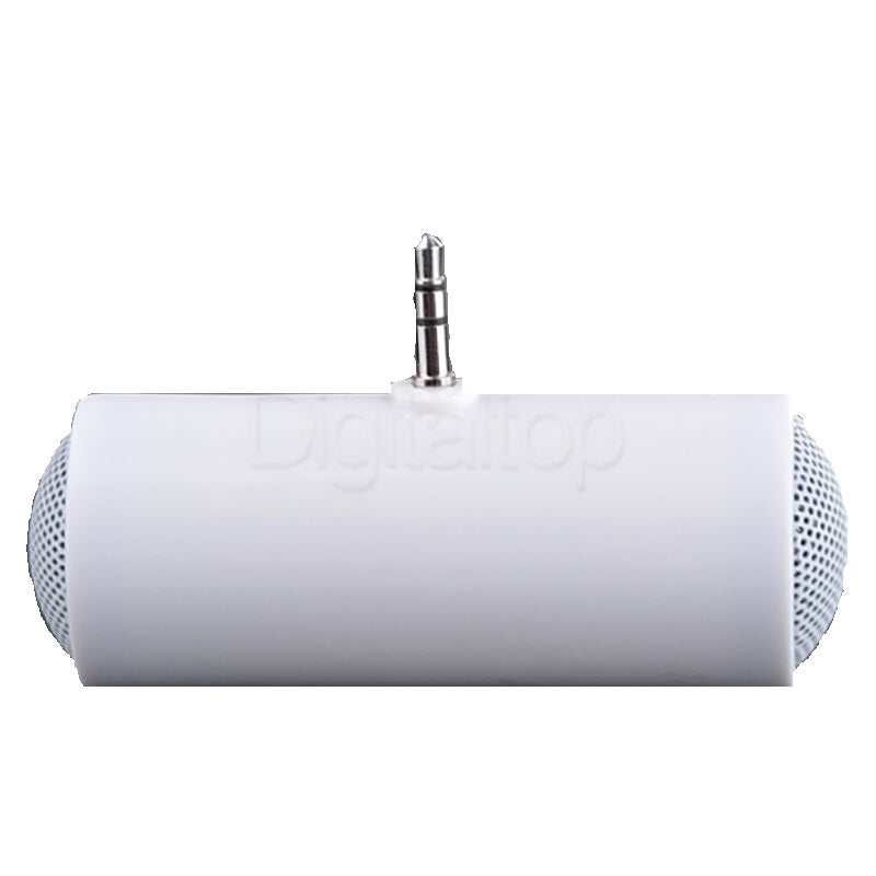 3.5mm Portable Mini Mobile phone Speaker - White