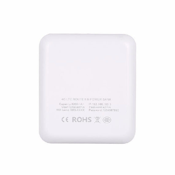 Portable Premium 4G Wireless Router - White