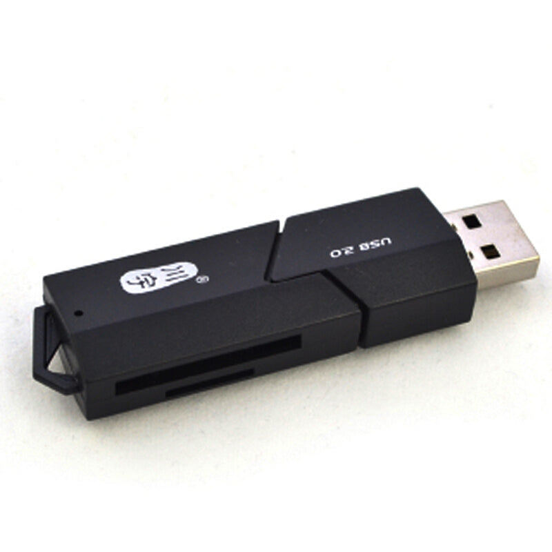 Chuanyu Premium SD/TF Card Reader - Black