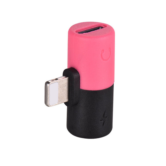 2 in 1 Premium Audio Splitter Adapter - Pink