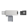 DM C6 Premium SD/TF Card Reader - Silver