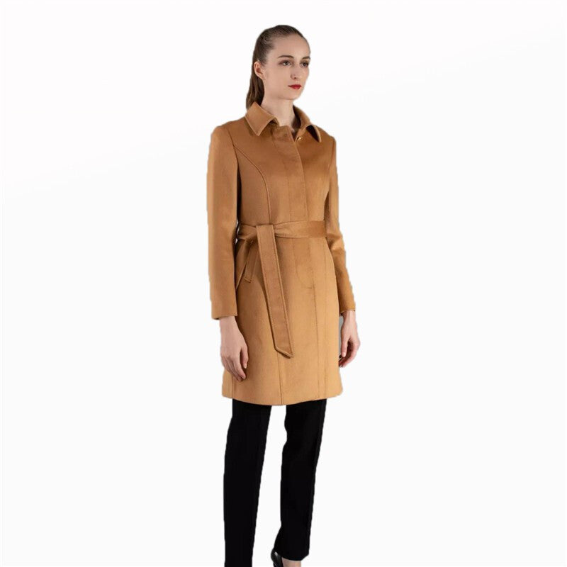 5471 Jin Yao Fashionable Trench Coat - Brown