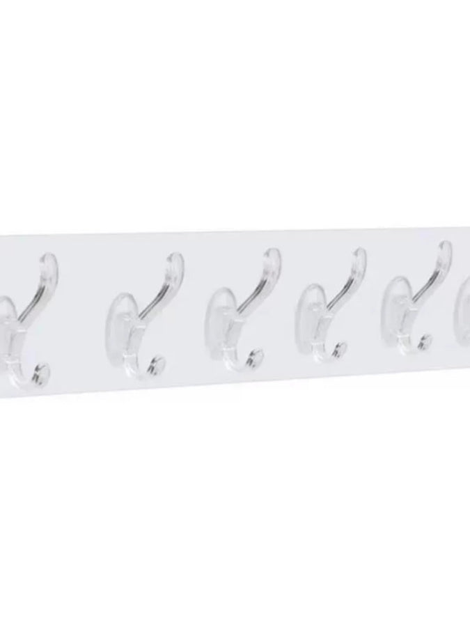 KT-12-26-015 Kitchen & Bathroom Hooks, Hooks, Hooks, No Hole Punching, Extended Row Hooks- 5 Pieces