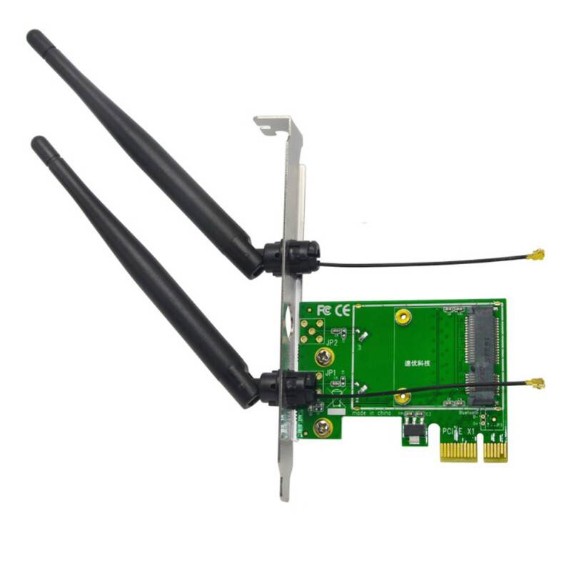 Assembled Premium 2 Antennas Wireless Network Card - 2U