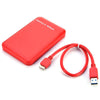 HDD Premium External Enclosure Case - Red