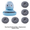 KT-12-27-22 Little Yellow Duck Pot Scrubbing Brush, Plus Liquid Kitchen Household, Dishwashing Cleaning Balls, Brushes, Wire Balls Cup Brushes,Moe Duck Pot Brush Shenanigans