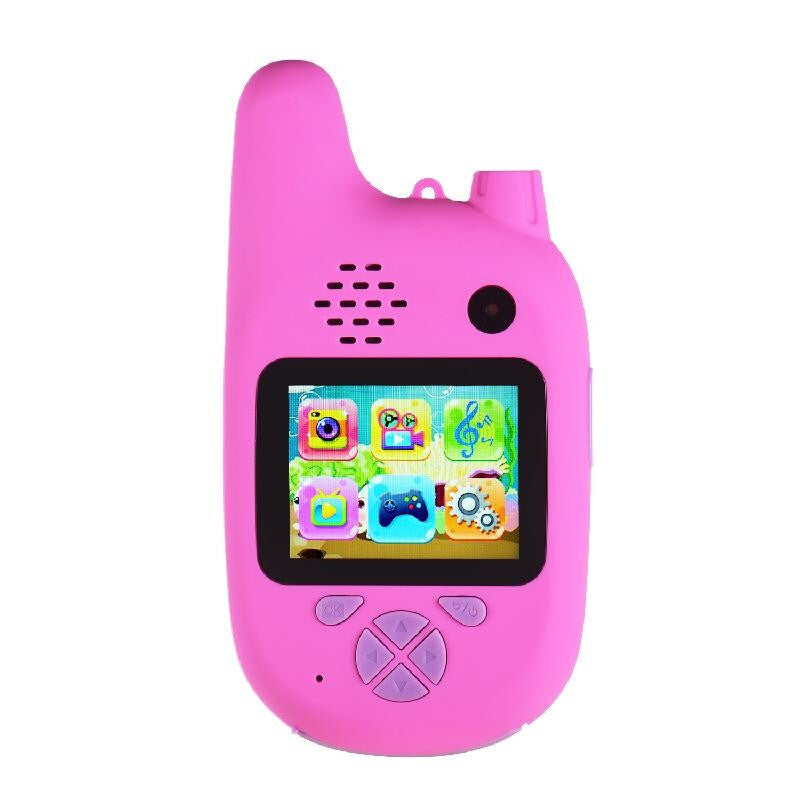 8MP Premium Children Camera Walkie Talkie - Pink