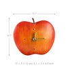 Apples Iron Clock Home Office School Decorative Creative Dual Use Clock Art One AA Battery Powered