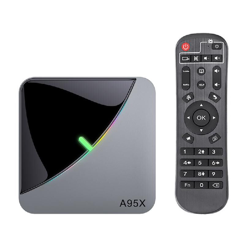 US 64G A95X F3 Android 9.0 8K 75fps Smart TV Box - Black