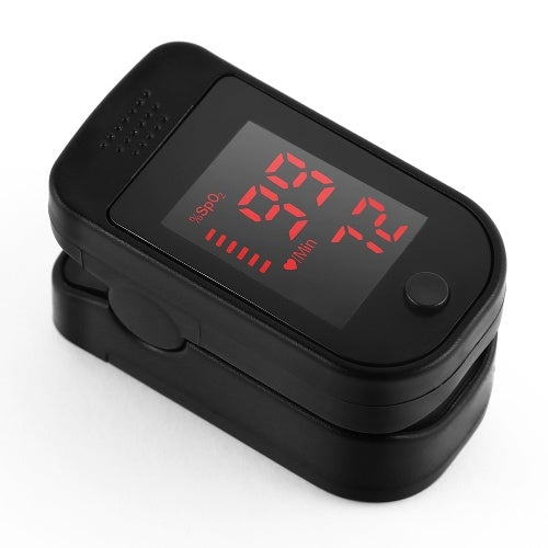 Fingertip Pulse Oximeter LED Digital Display for Gauging Pulse Rate Blood Oxygen Saturation Home Health Care