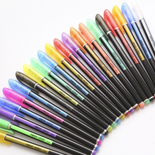 Multi Color Rainbow  Highlighter Gel Pen