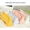 Simple Cute Pen Pencil Case Big Capacity Canvas Storage Bag