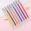 Color Glitter Gel Pens 0.38mm Neutral Pen Writing Drawing Painting