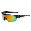 Yusha new outdoor men and women explosion-proof reflective sunglasses