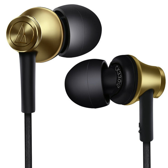 ATH-CK330iS Premium Earphones With Microphones - Gold