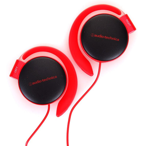 ATH-EQ300M Premium Ear Hold Headphones - Red