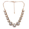 Aiyaya Premium Flower Snowflake Necklace - White