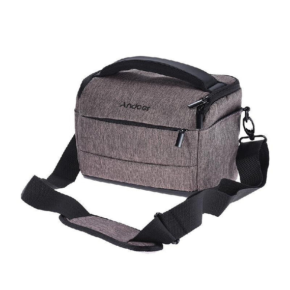 Andoer High Quality DSLR Camera Shoulder Bag - Gray