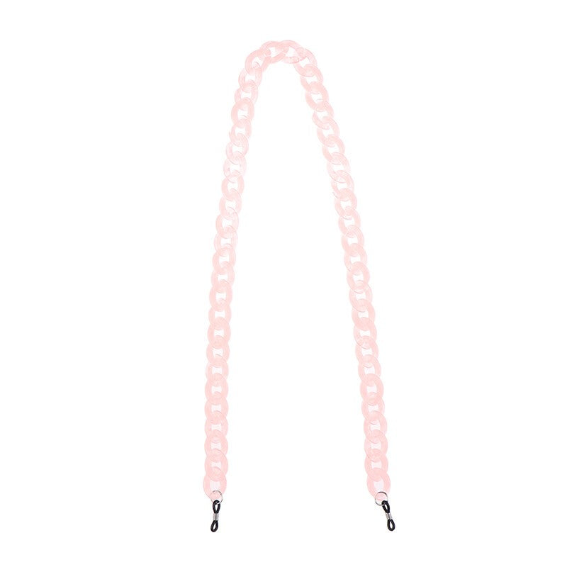 Anti-slip Anti-lost Fashion Acrylic Glasses Chain Mirror Rope - Pink