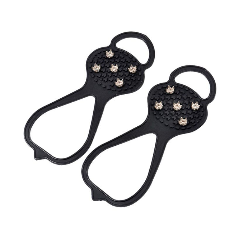 Anti Slip Premium Ice Grips Crampons - Black