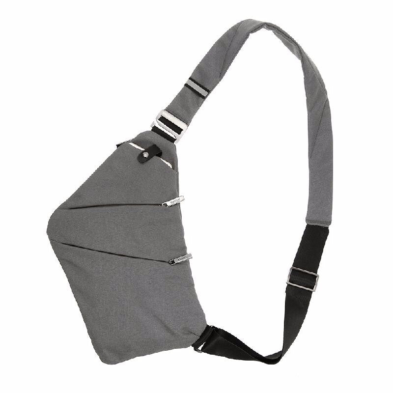 Anti Theft Stylish Lightweight Sling Bag - Grey