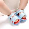 Baby Boys Leather Sandals - Light Blue