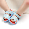 Baby Boys Leather Sandals - Light Blue