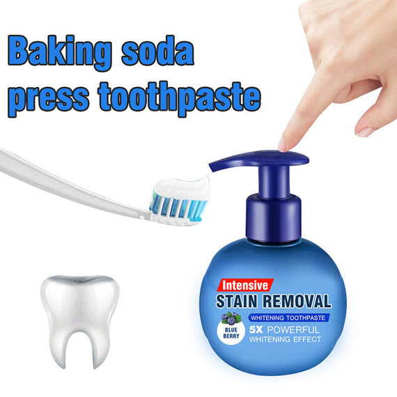 Baking Soda Whitening Effect Toothpaste - Blue