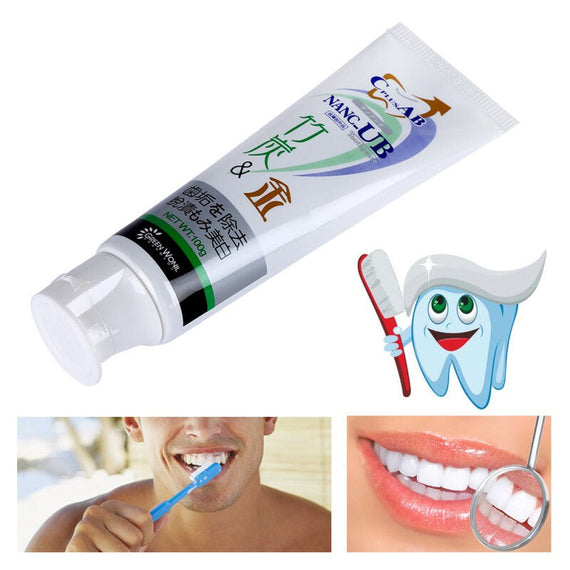 Bamboo Charcoal Toothpaste Teeth Whitening - Black