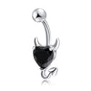 Bluelans Fashion Navel Body Piercing Jewelry - Black